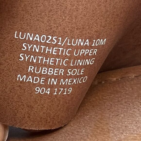 Steve Madden Luna Natural Snake Wooden Platform white Chunky Heel Sandals sz 10 - Picture 10 of 11